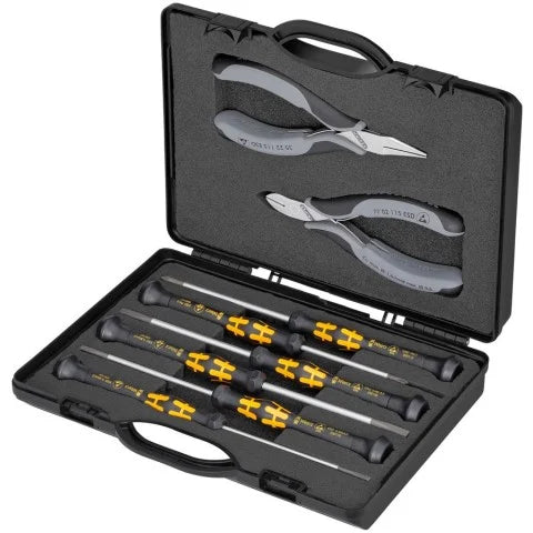 KNIPEX 00 20 18 8-Piece ESD Electronics Tool Set