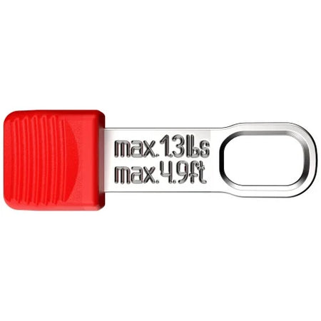 KNIPEX 00 63 06TCR SBA KNIPEXTEND Tethered Color Clips, Red