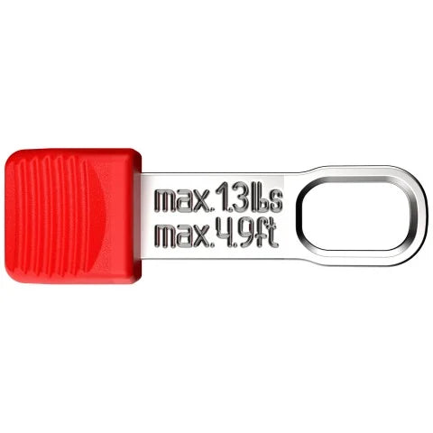 KNIPEX 00 62 10 TR SBA KNIPEXTEND Tethered Tool Clips, Red