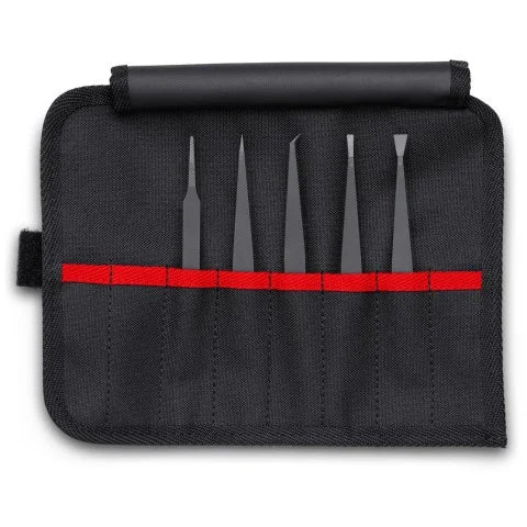 KNIPEX 92 00 05 ESD 5-Piece ESD Plastic Tweezer Set