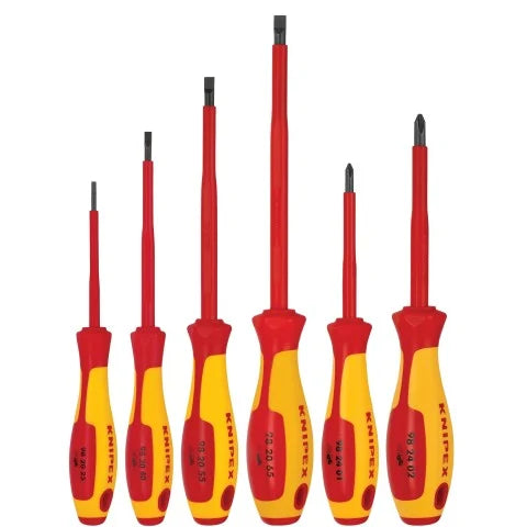 KNIPEX 9T 653831 MAXX Screwdriver Set, 6-Piece
