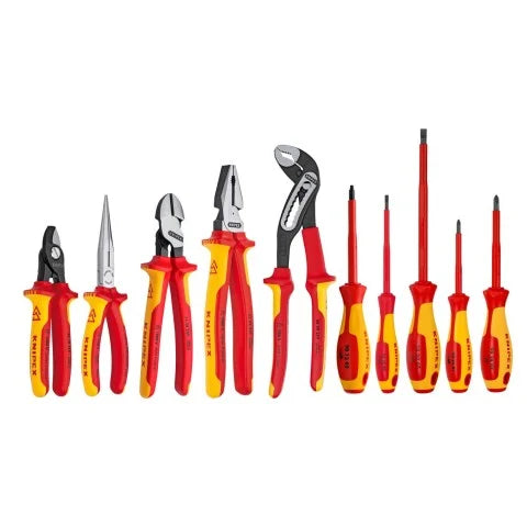 KNIPEX 9K 98 98 30 US 10-Piece Pliers & Driver 1000V Case Set - Tool Leaks