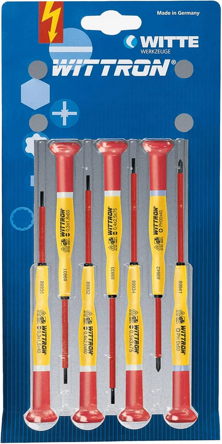 KNIPEX 9T 89377 WITTRON VDE 1000V Driver Set, 7-Piece