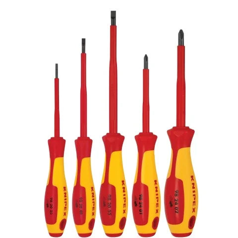 KNIPEX 9K 98 98 32 US 5-Piece 1000V Screwdriver Set