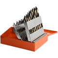 KnKut 15KK10 15-Piece Mechanics Length Step Point Drill Bit Set 1/16"-1/2" by 32nds - Tool Leaks