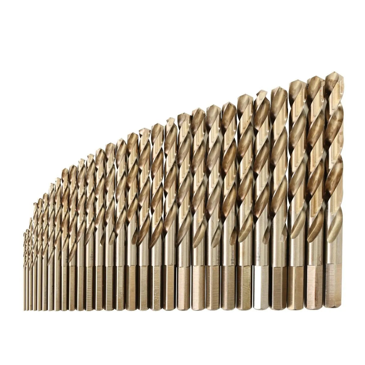 KnKut 29KK35DB 29-Piece Drill Buddy Heavy-Duty Hex Shank M35 Cobalt Jobber Length Drill Bit Set 1/16"-1/2" by 64ths