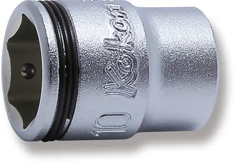 Ko-ken 2450MS-10 1/4" Drive Short Nut Grip Socket - 10mm