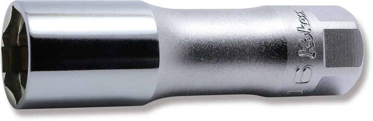 Ko-ken 3300CZ-16 3/8" Drive Z-Series 6-Point Clip Type Spark Plug Socket 16mm
