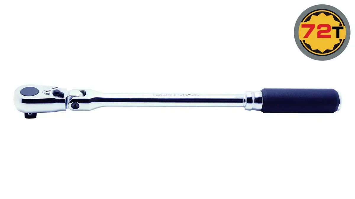 Ko-ken 3726Z-280 Z-Series 3/8" Drive Flexible Ratchet, Reversible (L=280mm), 72 Tooth