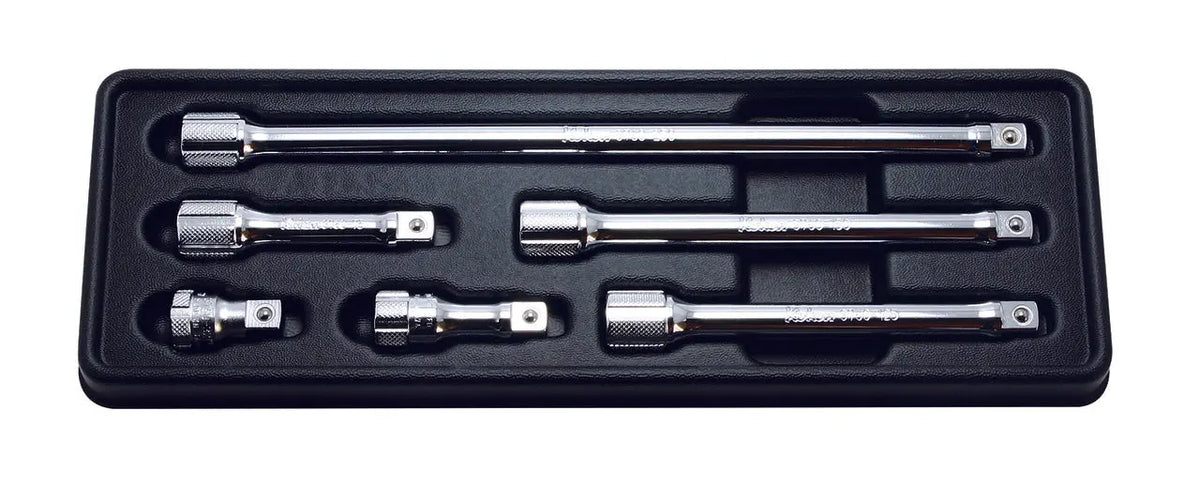 Ko-ken PK3760/6 3/8" Drive Extension Bar Set 32-250mm ABS Tray 6-Piece