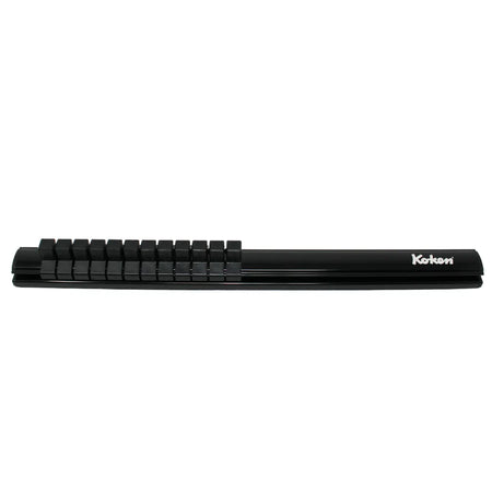 Ko-ken RSAL300-3/8X12 Magnetic Aluminum Rail 3/8 Plastic Clip x 12-Piece 300mm