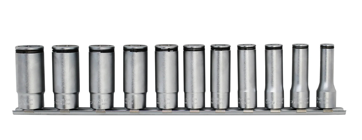 Ko-ken RS3350M/11 Special 3/8" Drive Deep Nut Grip Socket Set 8-19mm - 11-Piece