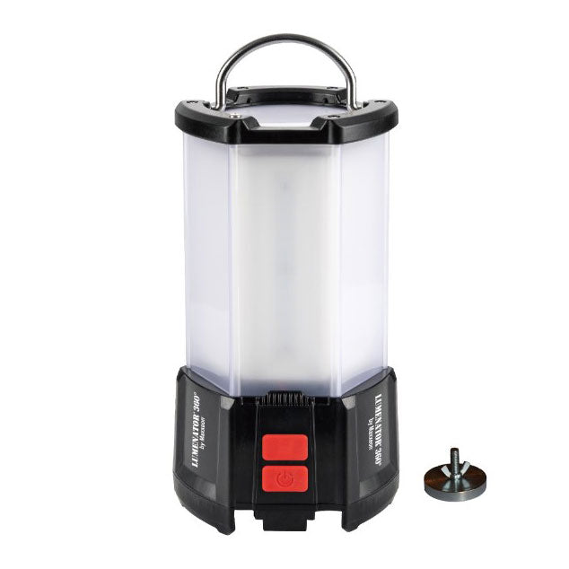 MAXXEON MXN05501 LUMENATOR 360° Rechargeable Work Light with Magnet