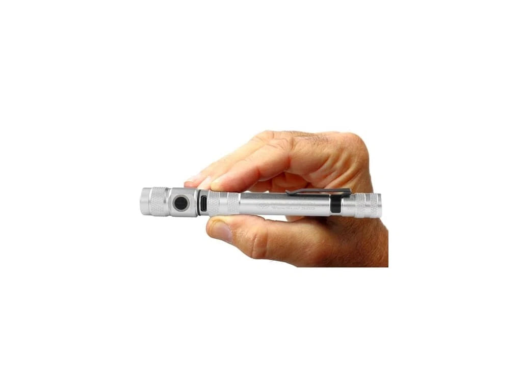MAXXEON MXN00369 WorkStar 369 Rechargeable LED Zoom Penlight/Inspection Light USB-C - SILVER