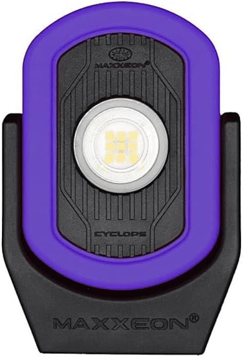 MAXXEON MXN00816 WorkStar Cyclops 816 Rechargeable Work Light - Purple