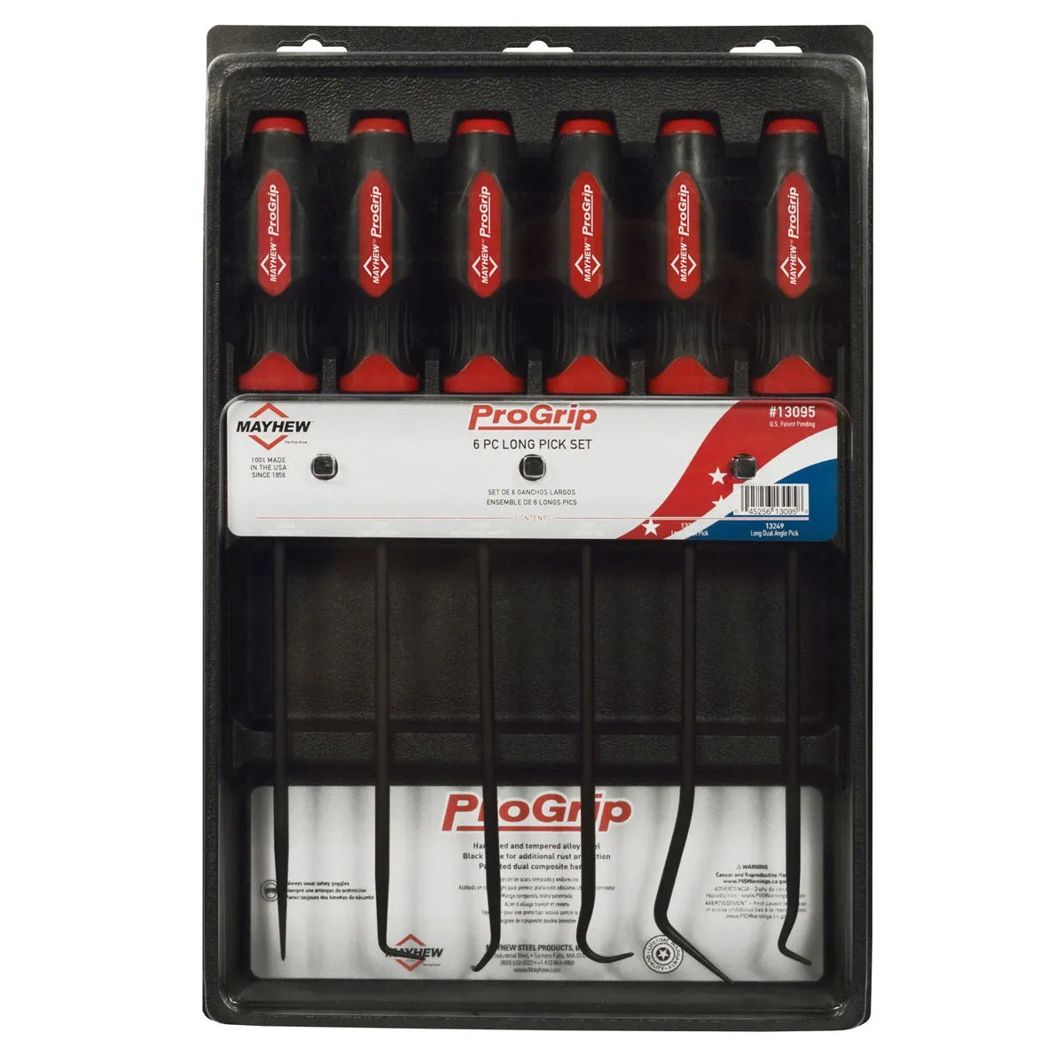 Mayhew 13095 6-Piece Pro Long Hook & Pick Set