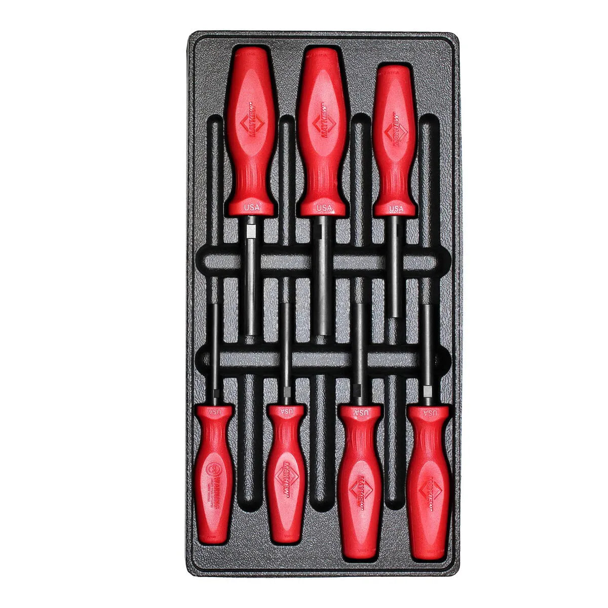Mayhew 27051MT 7-Piece Metric Hollow Nutdriver Set