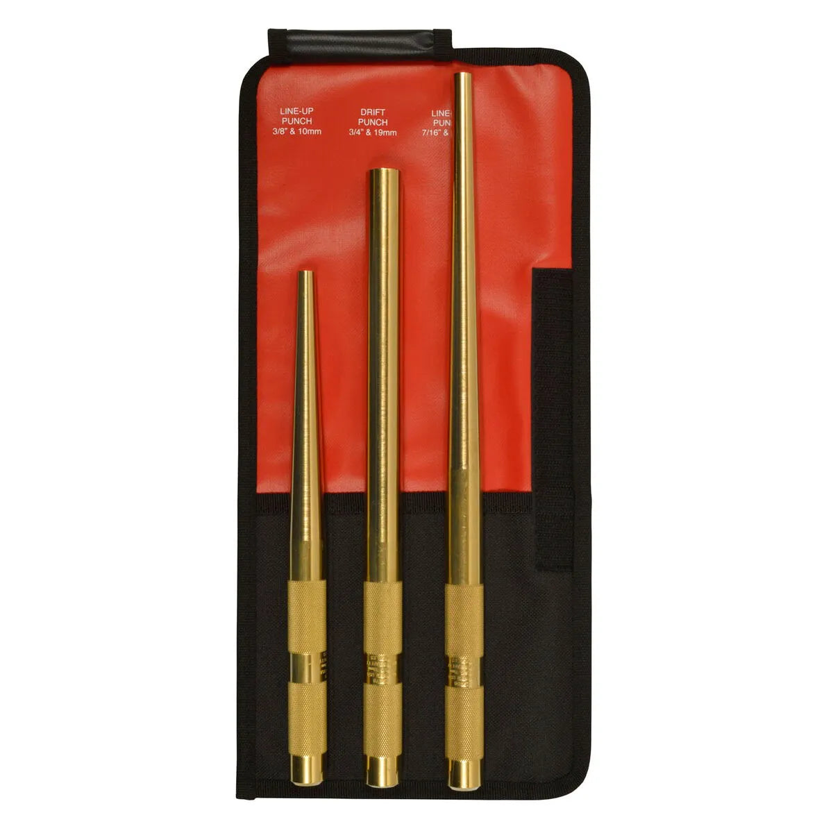 Mayhew 61365 3-Piece Brass X-Long Punch Set