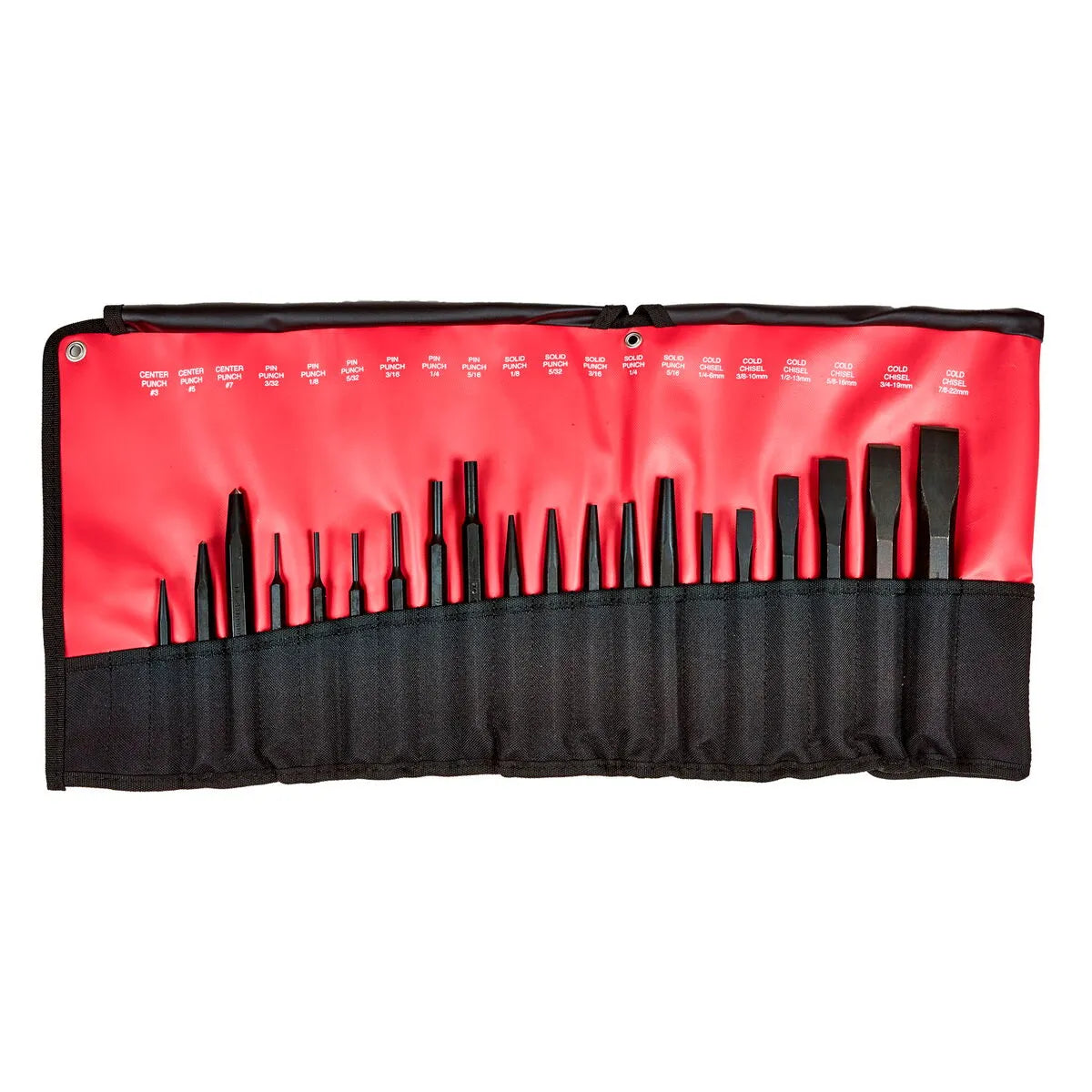 Mayhew 61020 20-Piece Punch and Chisel Set