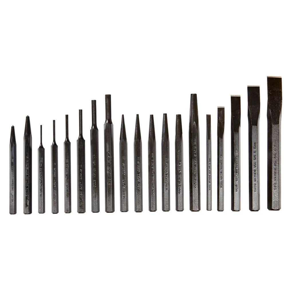 Mayhew 61019 19-Piece Punch and Chisel Set - Tool Leaks