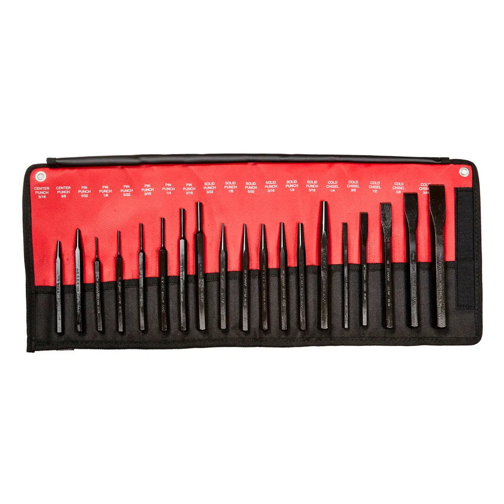 Mayhew 61019 19-Piece Punch and Chisel Set - Tool Leaks