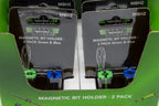 VIM Tools MBHDISP Magnetic Bit Holder Display - 10 Packs Of MBH2 (2-Piece Per Pack) - Tool Leaks