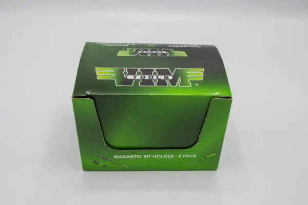 VIM Tools MBHDISP Magnetic Bit Holder Display - 10 Packs Of MBH2 (2-Piece Per Pack) - Tool Leaks