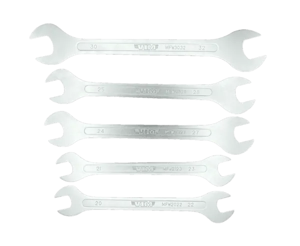 VIM Tools MFW200 5-Piece Large Flat Wrench Extension Set - Metric