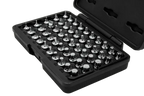 VIM Tools MMS450 Elite 50-Piece Mechanics Master Set, all 1/4" drive and 20mm OAL, Torx, Torx Plus, XZN Hex flat Philips - Tool Leaks