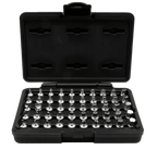 VIM Tools MMS450 Elite 50-Piece Mechanics Master Set, all 1/4" drive and 20mm OAL, Torx, Torx Plus, XZN Hex flat Philips - Tool Leaks