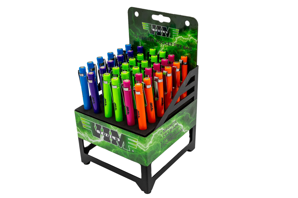 VIM Tools MPBDISP36 36-Piece Mini Prybar Display