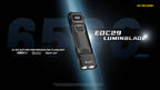 NITECORE EDC29 6500 Lumen EDC Flashlight - Black - Tool Leaks