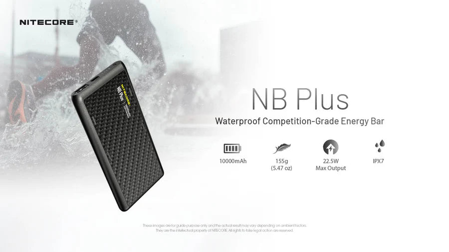 NITECORE BAT-NITE-NBPLUS NB PLus 10000mAh Power Bank - Black