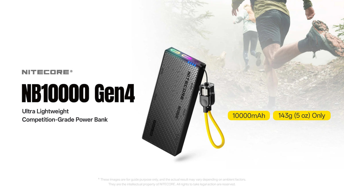 NITECORE NB10000 Gen4 10000mAh Power Bank - Black
