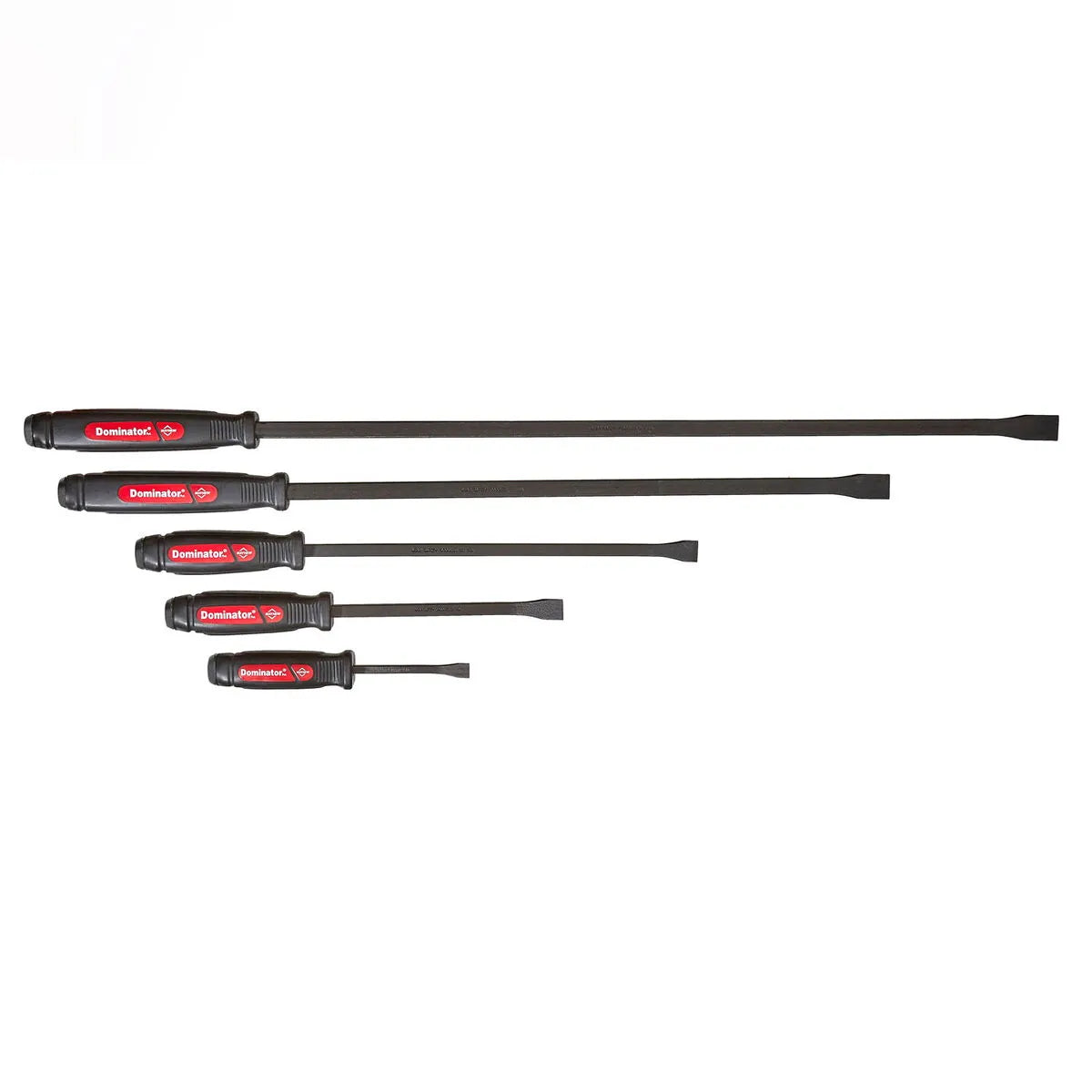 Mayhew 61366 5-Piece Dominator Curved Screwdriver-Handle Pry Bar Set