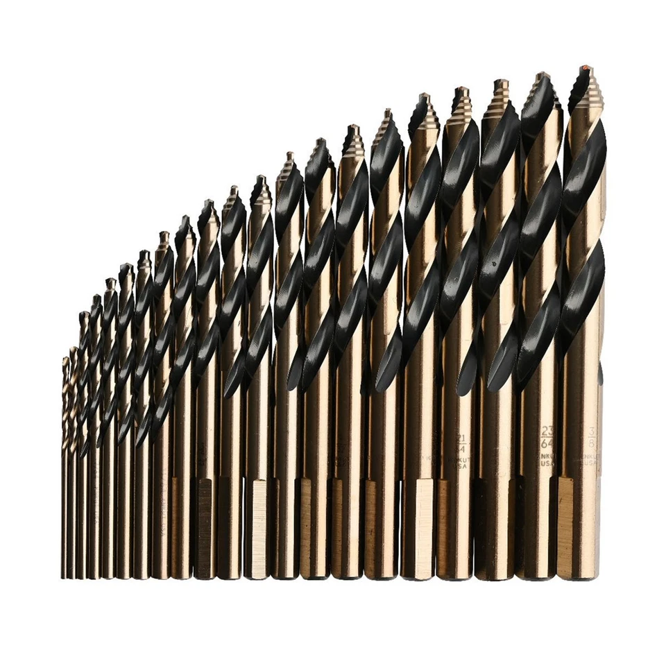 KnKut KK110MTD 110-Piece Fractional Jobber & Mechanics Step Point Bits Mobile Truck Display - Tool Leaks