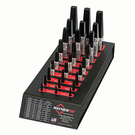 Mayhew 80246 27-Piece Screw Extractor Display