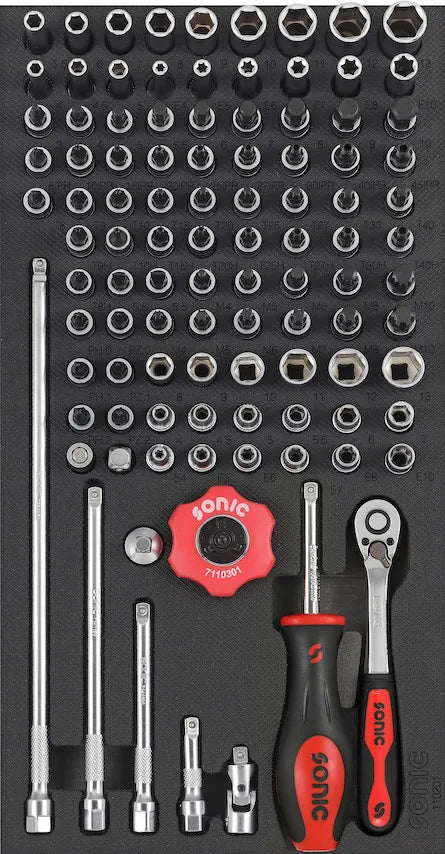 Sonic Tools 110201 Bit Socket Set, 1/4", 102-Piece