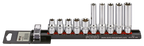 Sonic Tools 201002 TX-E Socket Set on rail, 3/8", 10-Piece - Tool Leaks