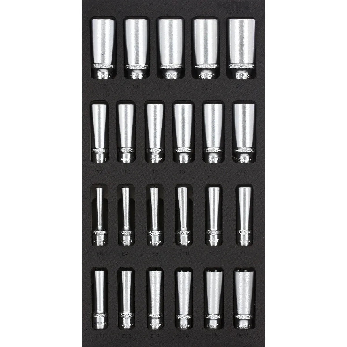 Sonic Tools 202301 Deep Socket Set, 3/8", 23-Piece