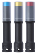 Sonic Tools 300312 Wheel Socket, 1/2", 6-Point, with Ring, 150 mml, 3-Piece - Tool Leaks