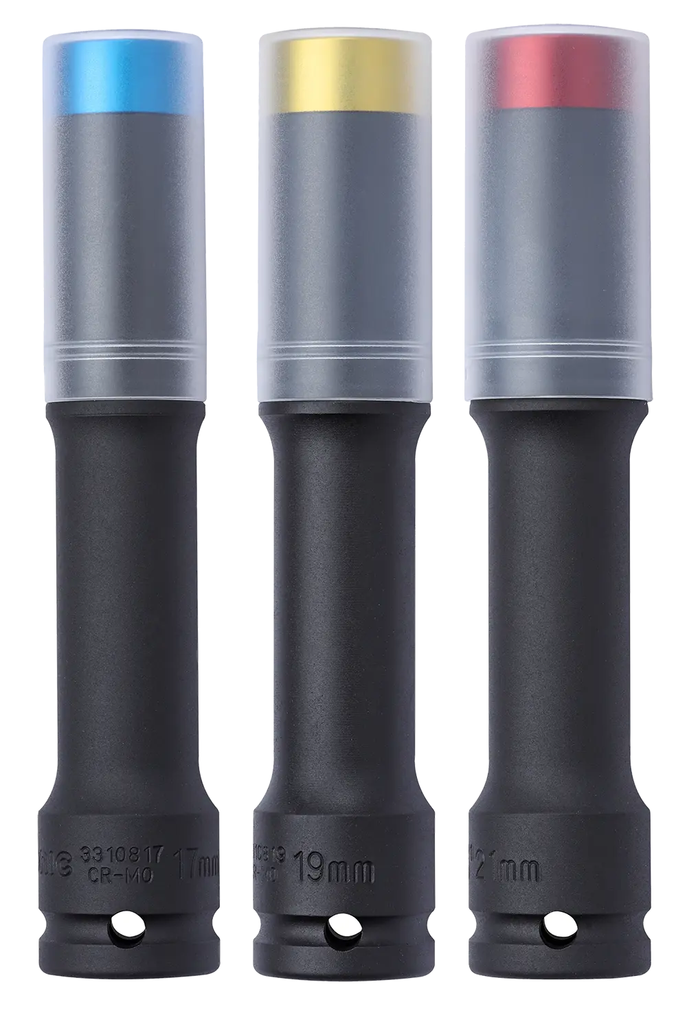 Sonic Tools 300312 Wheel Socket, 1/2", 6-Point, with Ring, 150 mml, 3-Piece