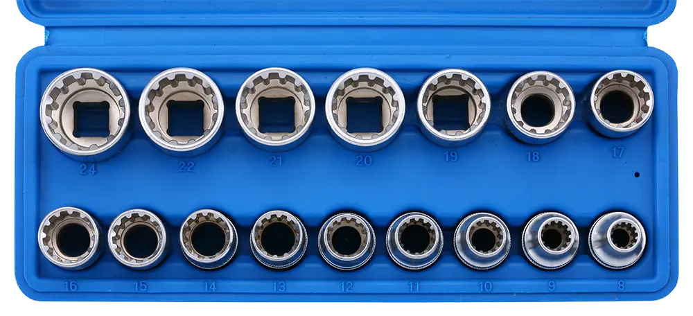 Sonic Tools 301601 Multi Function Socket Set, 1/2", 16-Piece