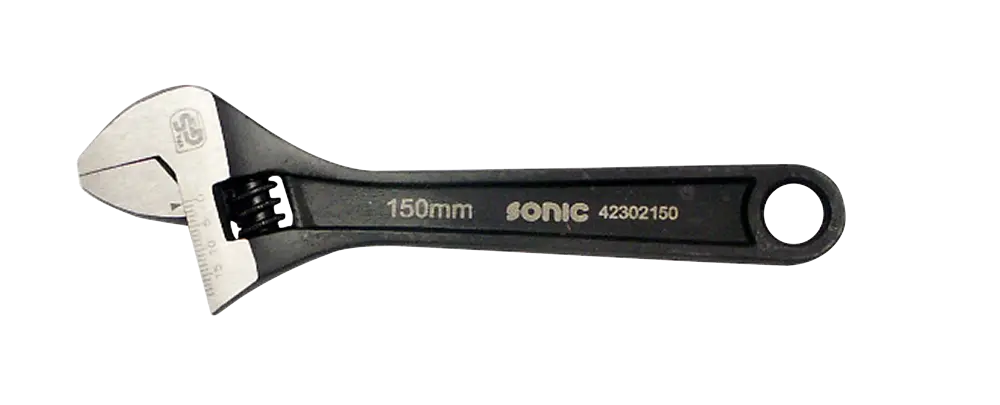 Sonic Tools 42301150 Adjustable Wrench, 6" - Tool Leaks