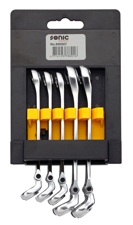Sonic Tools 600507 Flexible Flare Nut Wrench Set, 5-Piece