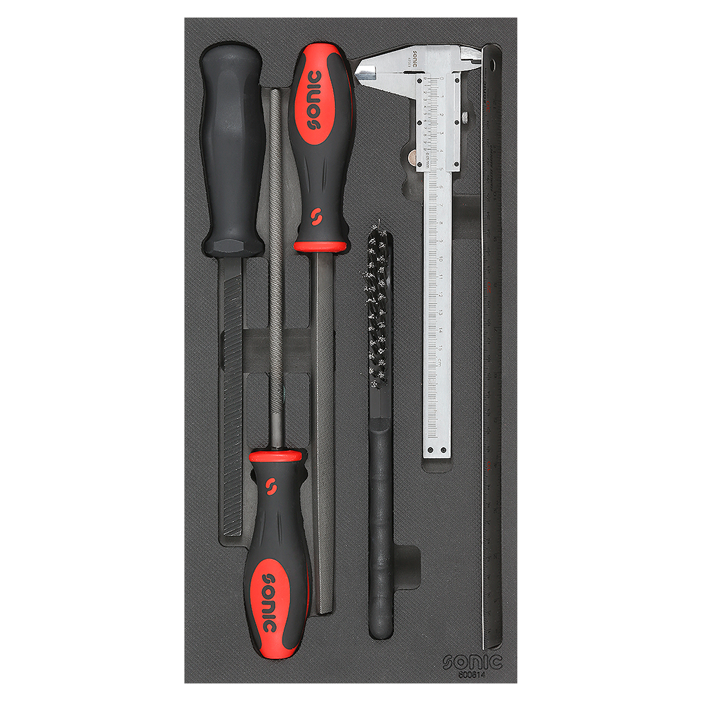 Sonic Tools 600614 File Set, 6-Piece