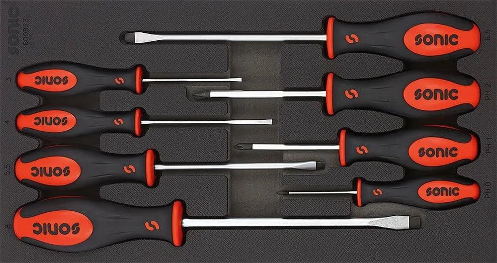 Sonic Tools 600823 Screwdriver Set, 8-Piece