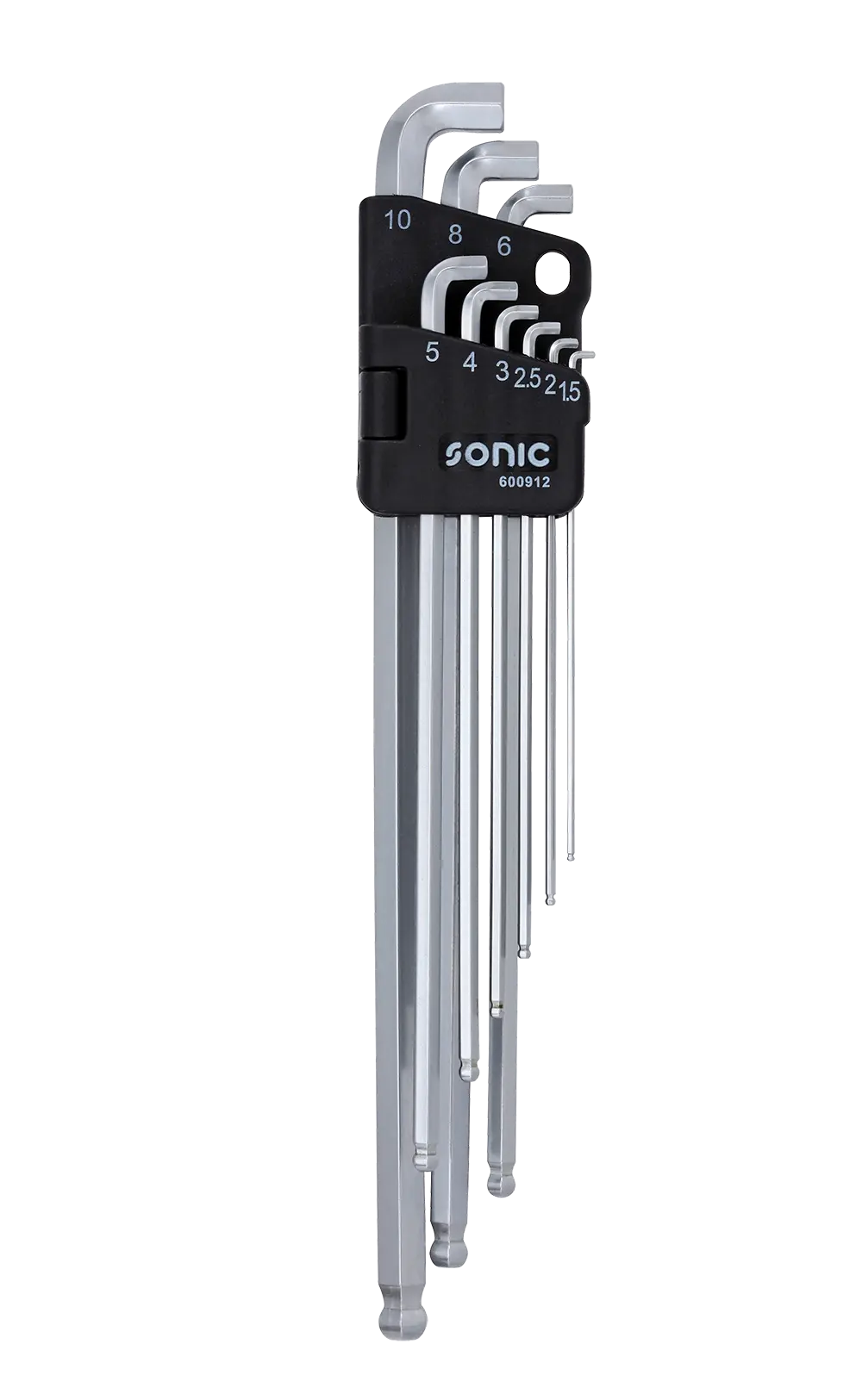 Sonic Tools 600912 Hex Ball Stubby Key Set, 9-Piece