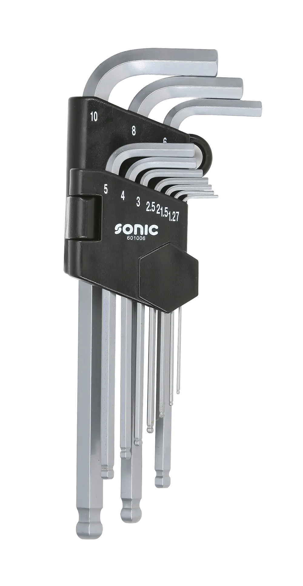 Sonic Tools 601006 Hex Ball Key Set, Long, 10-Piece - Tool Leaks