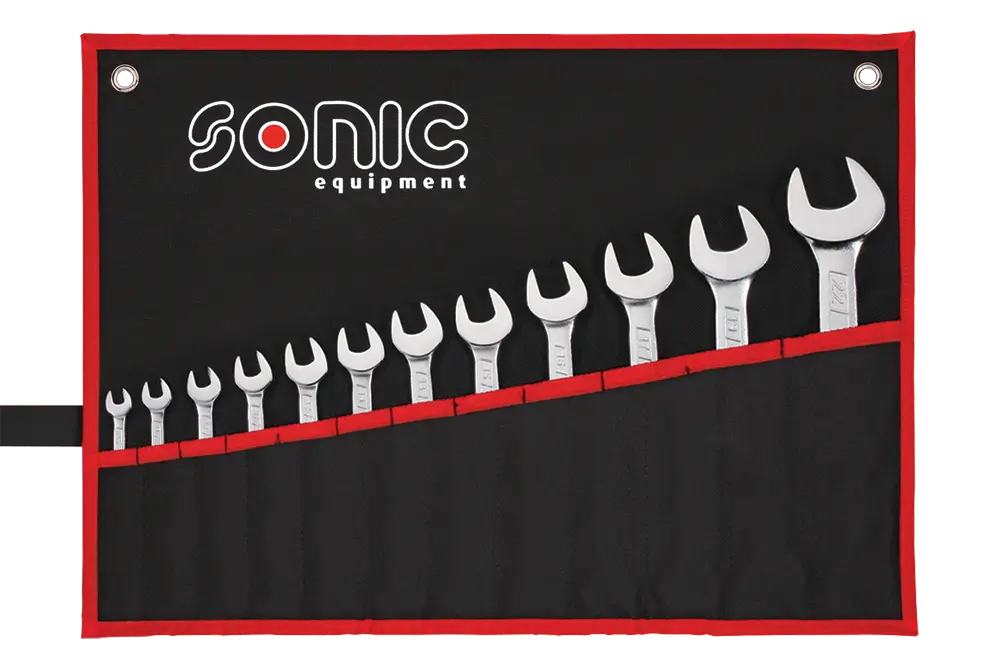Sonic Tools 601204 SAE Combination Wrench Set in Pouch, 12-Piece - Tool Leaks